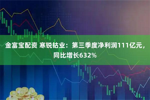 金富宝配资 寒锐钴业：第三季度净利润111亿元，同比增长632%