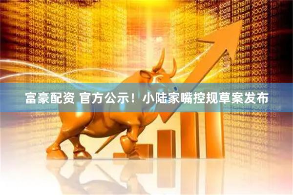 富豪配资 官方公示!小陆家嘴控规草案发布